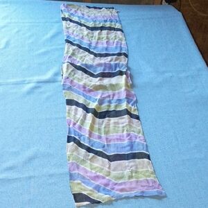 Ann Taylor Pastel Striped Women’s Scarf